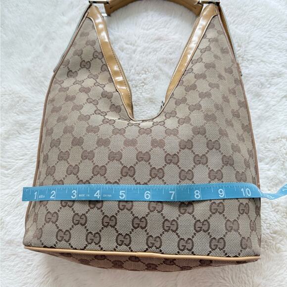 Gucci vintage GG print bag Authentic - Picture 10 of 13